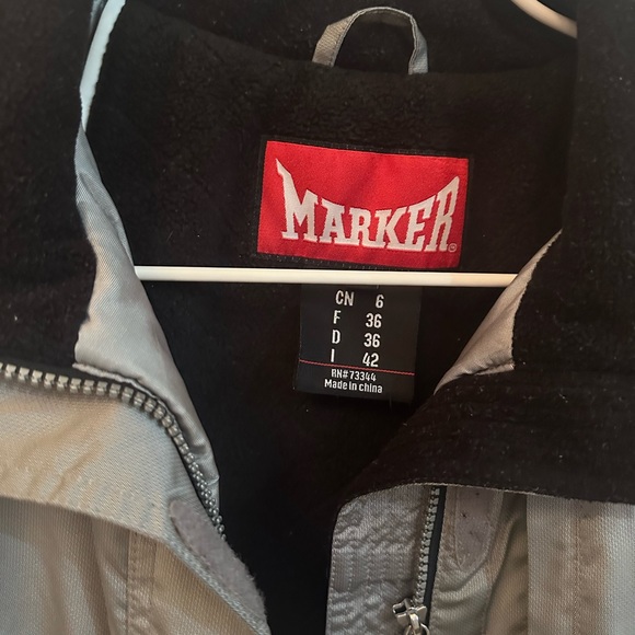 🩶 Marker Evolution ski snowboard ski coat jacket size 6 - Picture 2 of 3